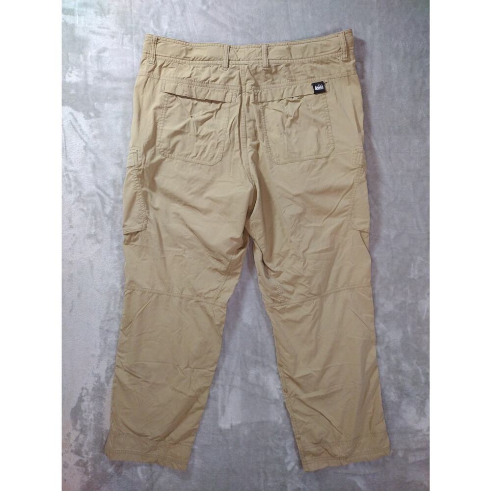 Rei Co-op Cargo Pants Mens 36x30 Relaxed Fit Convertible Roll Hiking Gorpcore - Picture 2 of 14